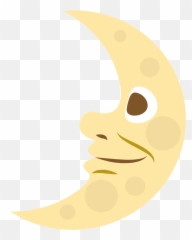 Emojione 1f31b - Illustration Emoji,Moon Emoji