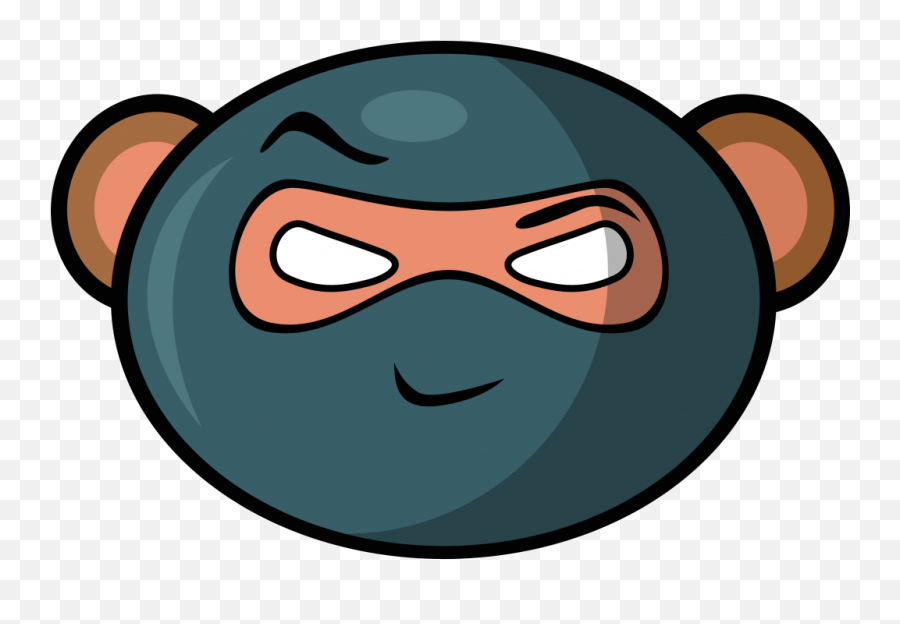 Whats With The Ninja Monkey - Monkey Ninja Emoji,Ninja Emoticon