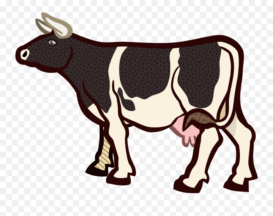 Cow Vector Art Image - Cow Clipart Black And White Emoji,Disco Ball Emoji