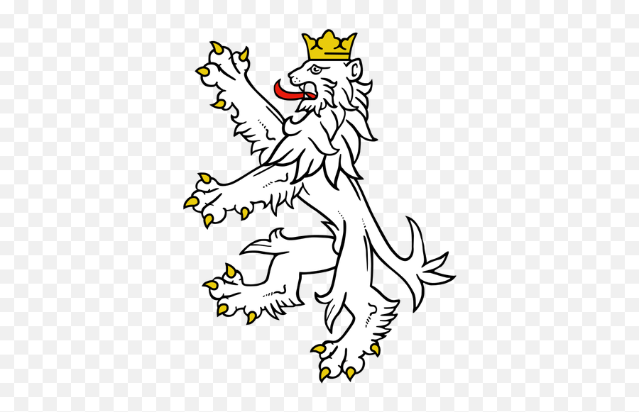 Stylised Lion Symbol - Czech Lion Png Emoji,Lithuanian Flag Emoji