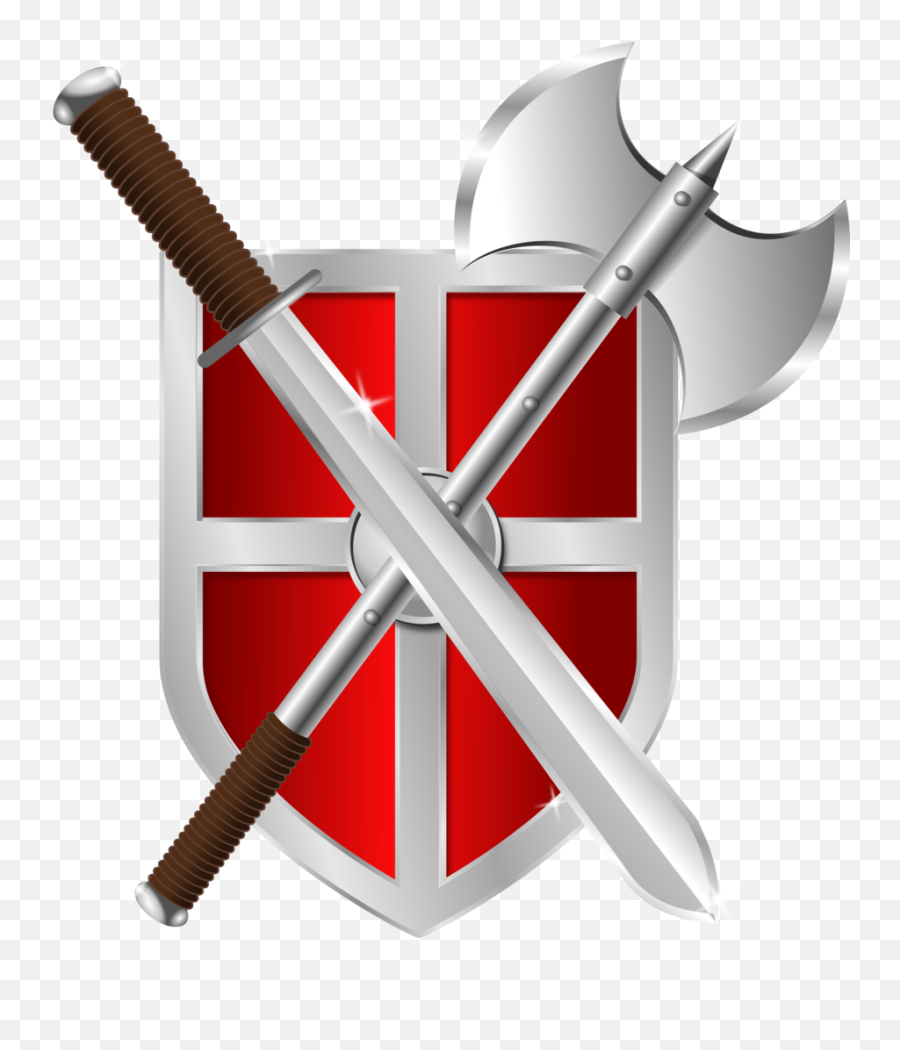 Blank Shield Clipart Free - Desenhos De Espada Png Emoji,Cross Swords Emoji
