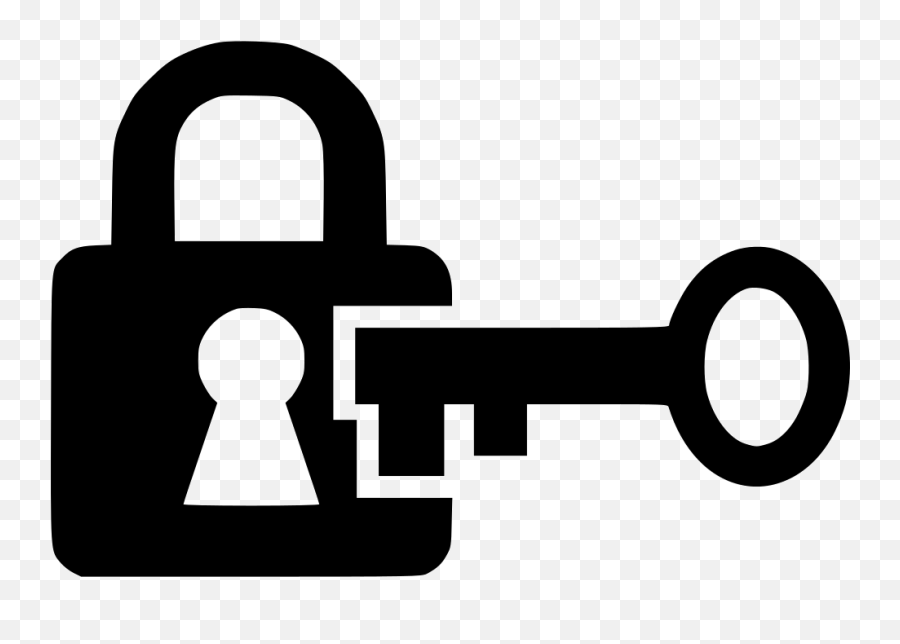 Lock Clipart Lock And Key Lock Lock - Lock And Key Clip Art Emoji,Open Lock Emoji