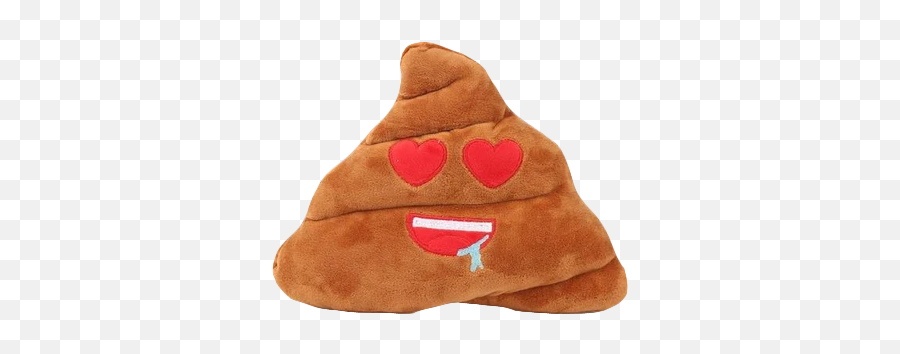 Love Heart Drool Emoji Pillow - Pillow,Drool Emoji