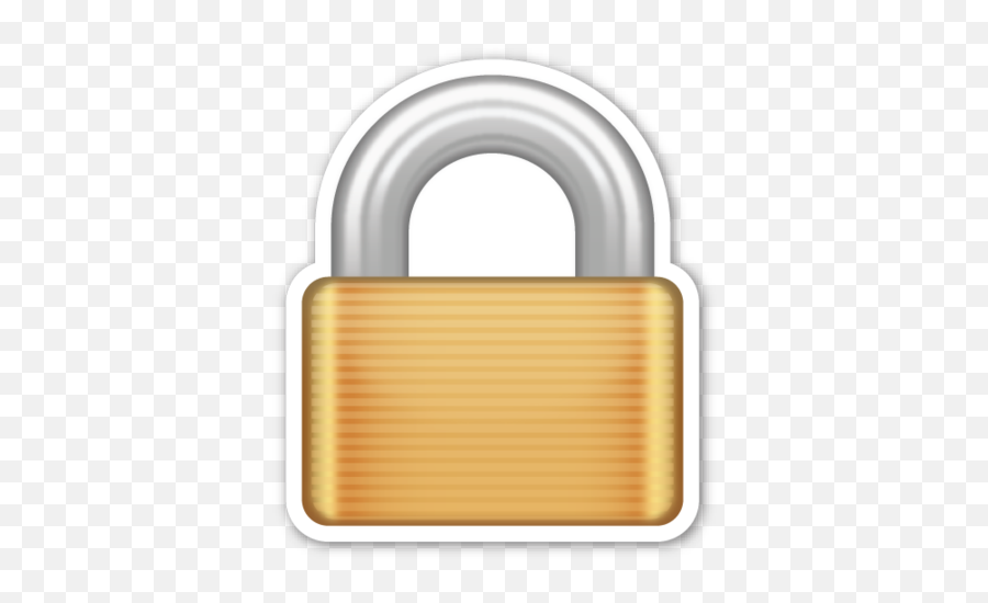Lock - Padlock Emoji Transparent Background,Lock Emoji