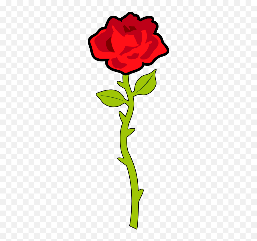 Single Rose Png Clipart Transparent Background Image Free - Transparent Background Flower Png Clipart Emoji,Rose Emoji Png
