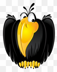 Cartoon Crow Clipart Png Emoji,Crow Emoji