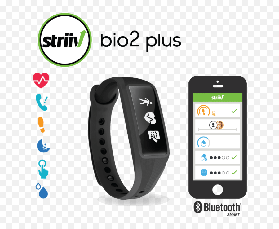 Striiv Fusion Bio2 Plus Activity Tracker U0026 Smartwatch With 3 - Striiv Bio 2 Plus Emoji,Splashing Sweat Emoji