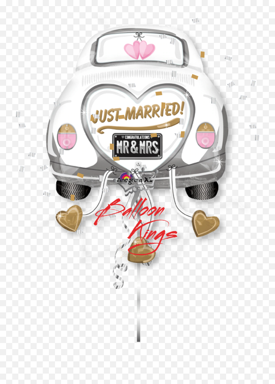 Just Married Car - Just Married Mr Mrs Emoji,Toaster Emoji