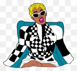 B Clipart Gif - Cardi Drawing Money Emoji