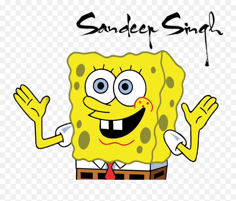 Spongebob Photoshop Remake - Spongebob Png Emoji,Spongebob Emoticon