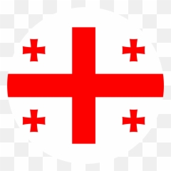 Georgia Flag Emoji - Bandiera