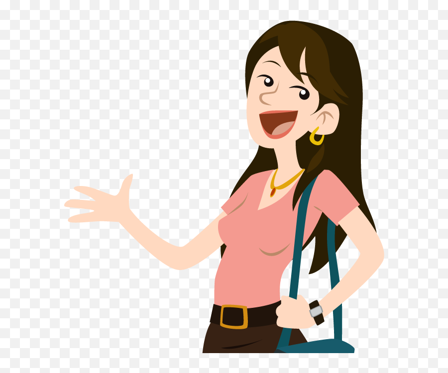 Girl Clipart Tourism Girl Tourism Transparent Free - Cash Happy Anime Woman Png Emoji,Dancing Girls Emoji
