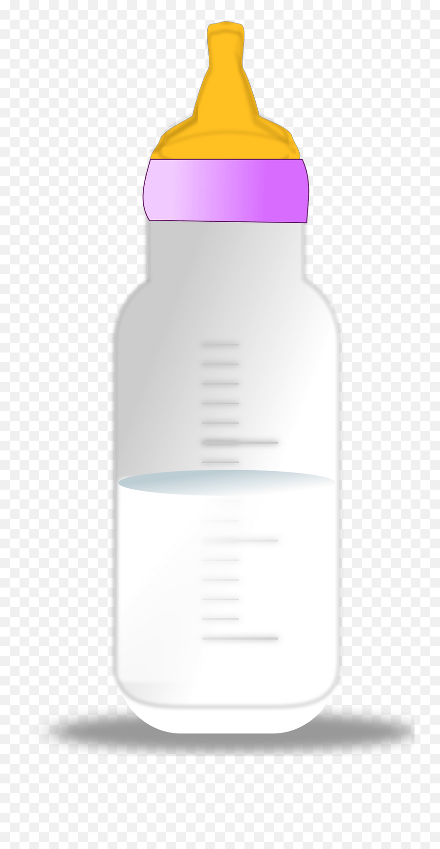 Baby Milk Bottle Clipart - Mamadeira Desenho Fundo Preto Emoji,Emoji Water Bottle