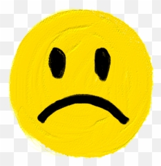 Sad Unhappy Emoji Emotions People Sign Sticker Watercol - Sad Pictures Of Emotions,Emoji Face Painting