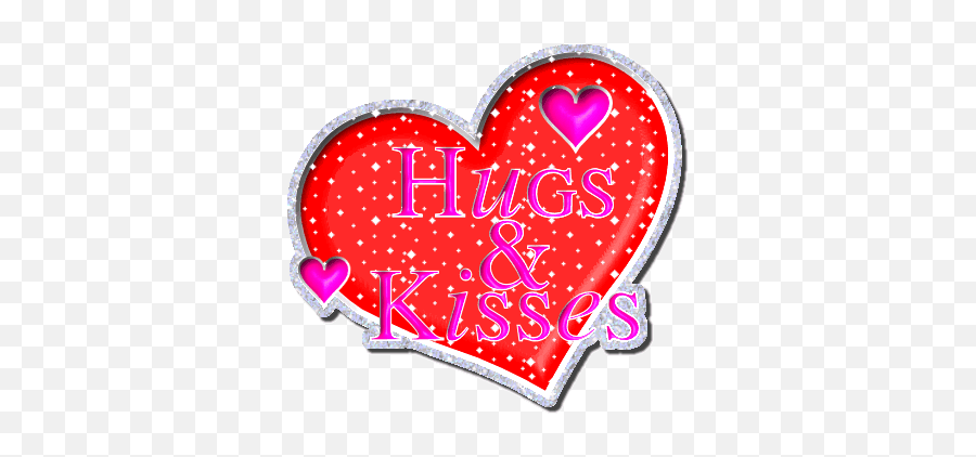 Romantic Glitters For Orkut Myspace Hugs And Kisses Hugs - Kisses And Hugs Glitter Gif Emoji,Hug And Kiss Emoji