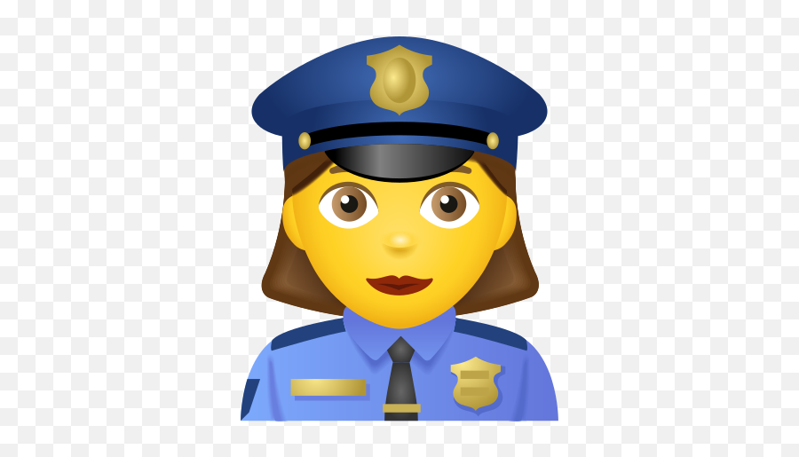 Woman Police Officer Icon - Cartoon Emoji,Police Officer Emoji