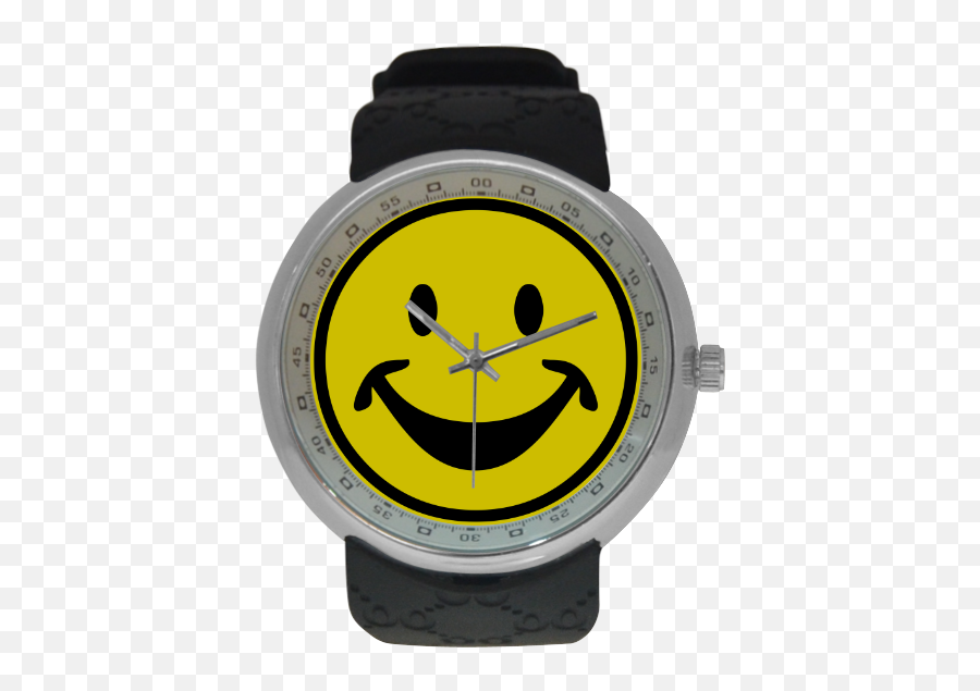 Happy People Mens Resin Strap Watch - Hebrew Watch Emoji,Emoji Watch