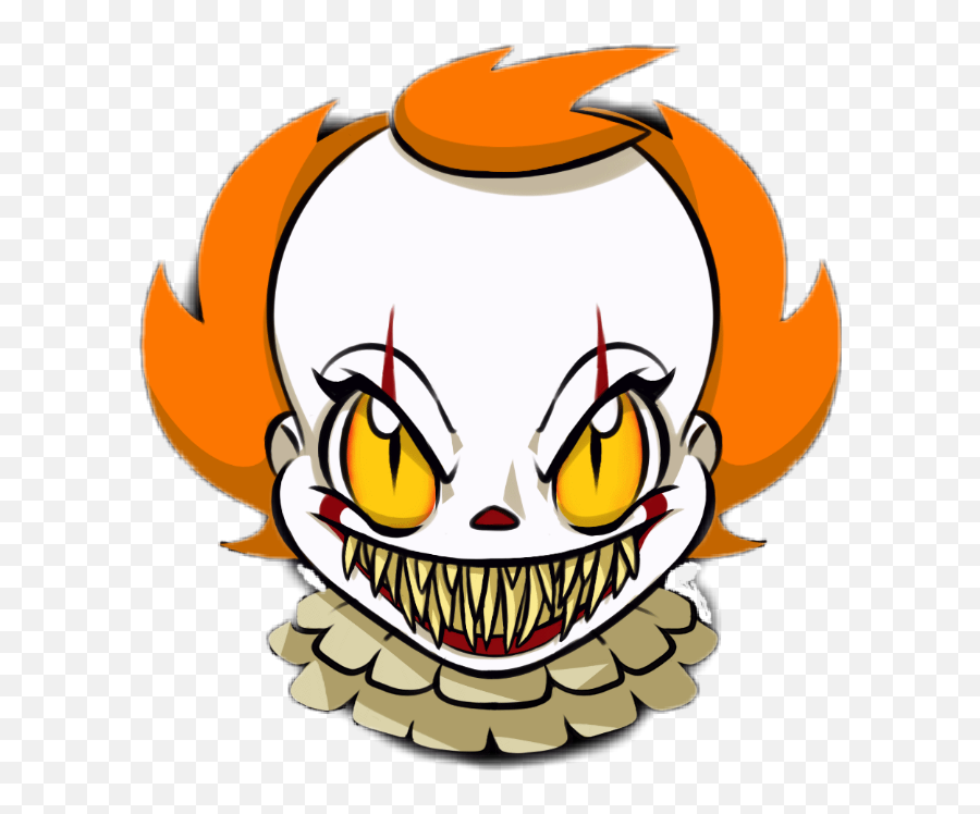 Pennywise Lots Of Teeth Teeth Scary - Cartoon Emoji,Pennywise Emoji