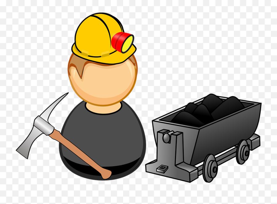 Coal Comic Characters Digging - Miner Clipart Emoji,Duck Emoji Android