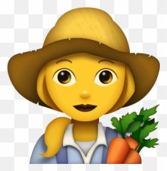 Farmer Emoji - Farmer Emoji Png,Ginger Emoji