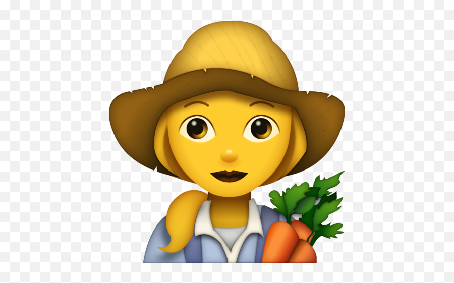Farmer Emoji - Farmer Emoji Png,Ginger Emoji