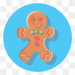 Free Vector Graphic - Gingerbread Circle Clip Art Emoji