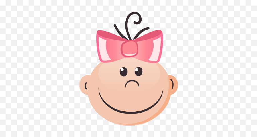 Smiley Baby Clipart - Baby Head Clip Art Emoji,Baby Girl Emoticons