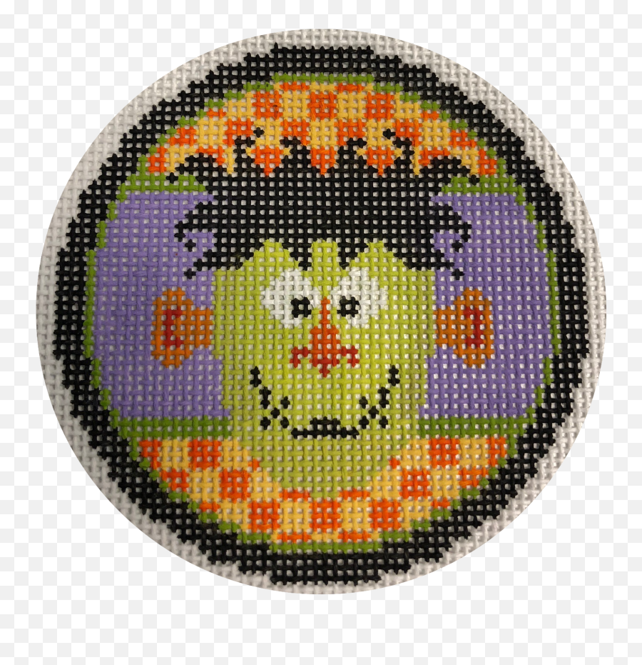 Halloween Monster - Circle Emoji,Eek Emoticon