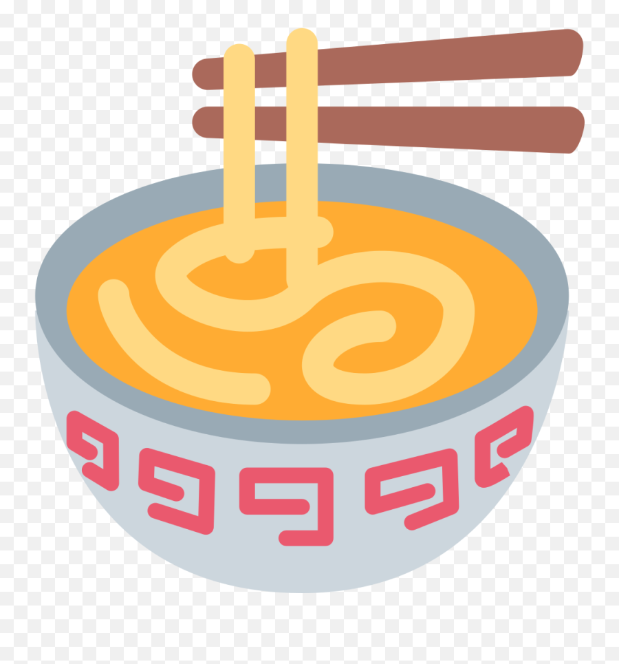 Twemoji2 1f35c - Bowl Of Noodles Emoji,Kawaii Emoji