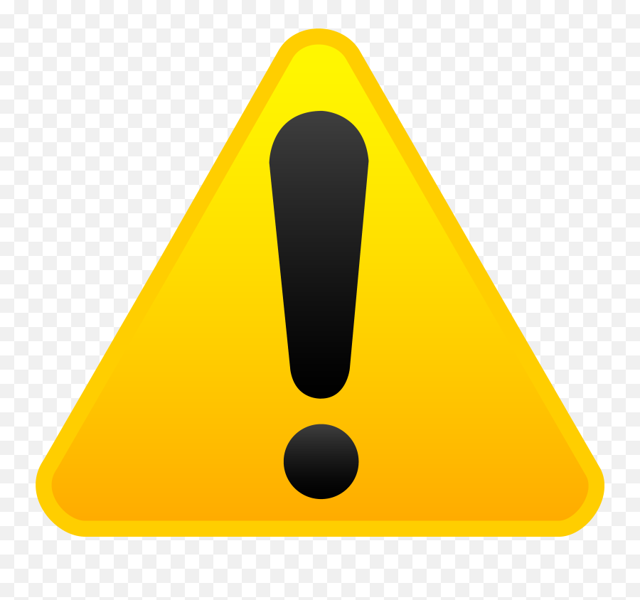 Free Yellow Triangle Cliparts Download - Alert Clipart Emoji,Traffic Light Caution Sign Emoji