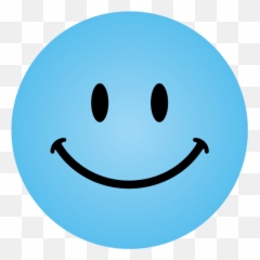 Smiley Png - Transparent Smiley Face Blue Emoji,Emoticon