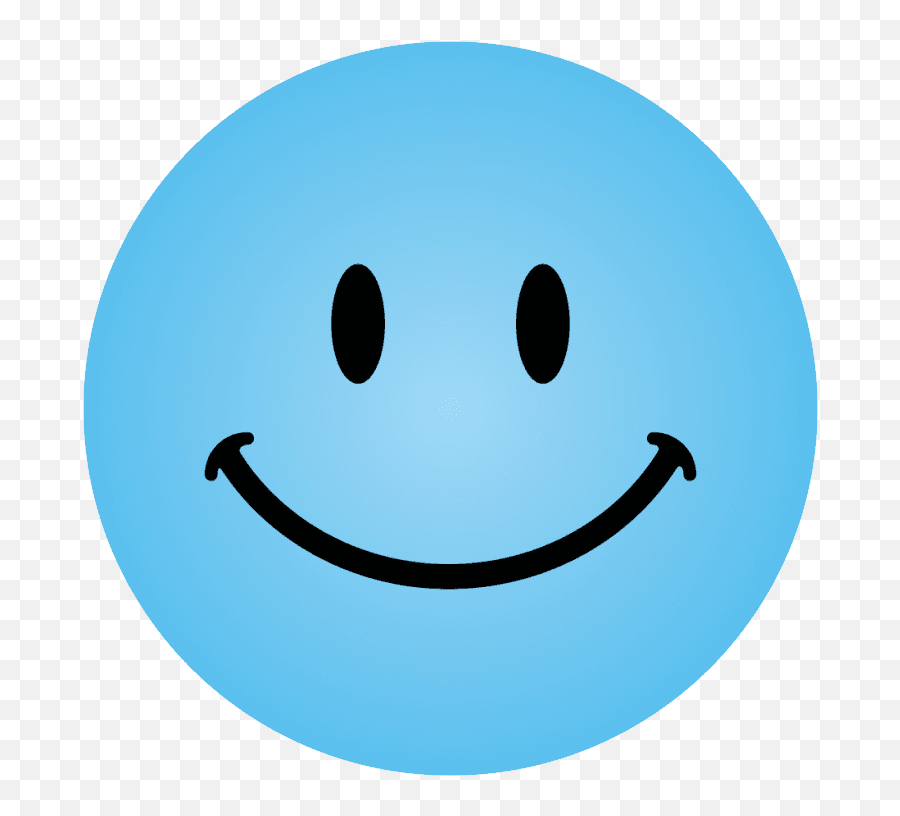 Smiley Png - Transparent Smiley Face Blue Emoji,Emoticon