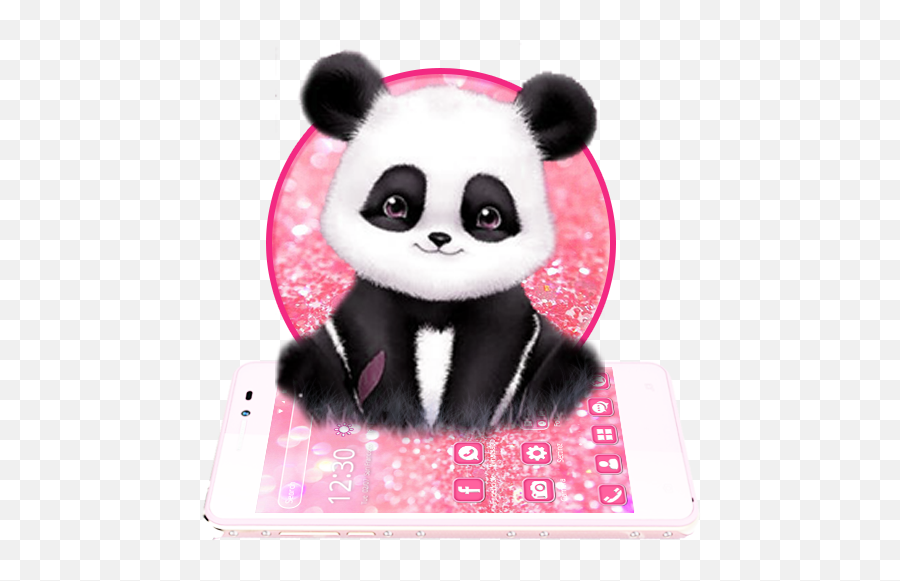 Giant Panda Theme - Cute Panda 3d Theme Emoji,Red Panda Emoji