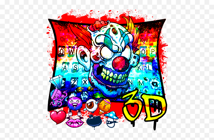 Graffiti Joker Keyboard Theme - Apps On Google Play Graffiti Joker Keyboard Emoji,Joker Card Emoji