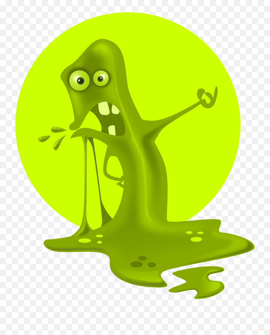 Slime Monster Blob Green Scary - Blob Clipart Emoji,Creepy Emoticon