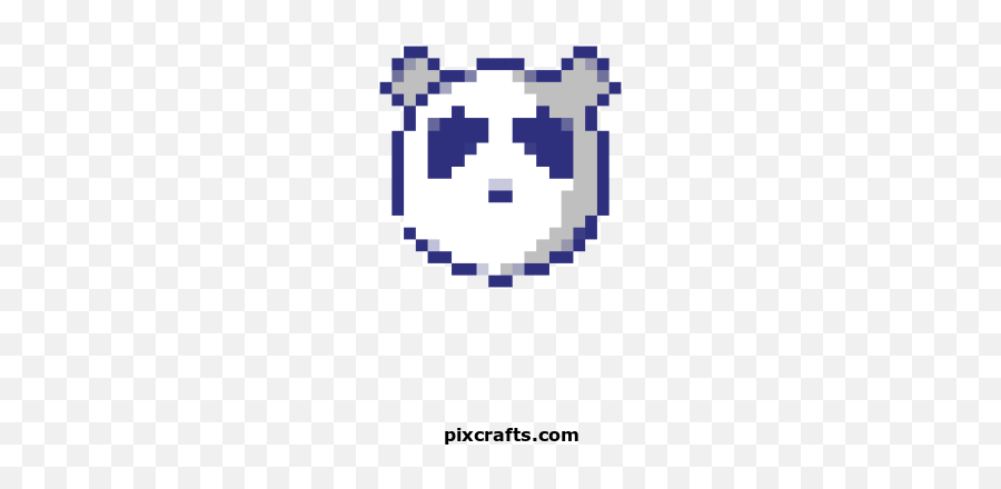 Panda - Printable Pixel Art Pikachu Pixel Art Minecraft Emoji,Panda Emoticon Text