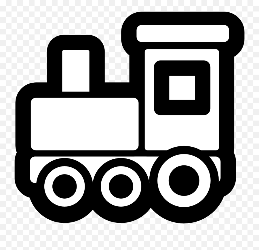 Train Clipart Free Large Images - Clipartix Train Clipart Black And White Emoji,Emoji Train