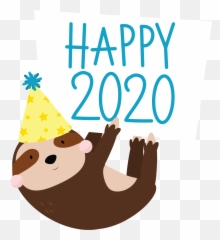 Gif Images Happy New Year 2020 Clipart - Bears Emoji