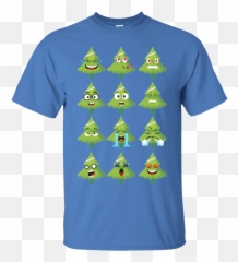 Funny Faces Xmas Youth Kids Long Sleeve - Florida Girl In A Michigan World Emoji,Emoji Xmas Tree
