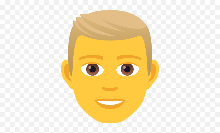 Blonde Hair To - Emoji De Un Hombre Rubio,Old Man Emoji