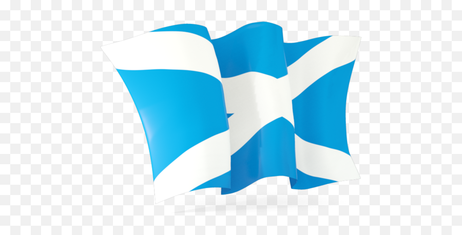Scottish Flag - Waving Scottish Flag Png Emoji,Scottish Flag Emoji