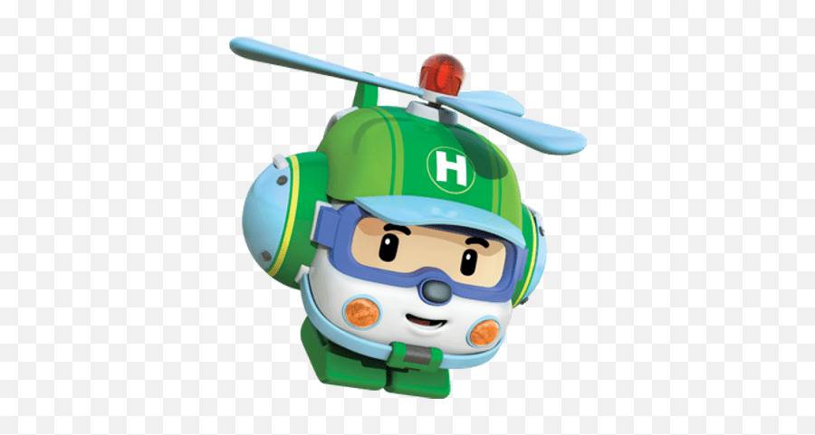 Robocar Poli Character Helly The Helicopter Robocar Poli - Personagens Robocar Poli Png Emoji,Helicopter Emoji