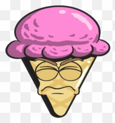 Cone Cream Emoji Ice Icon,Ice Emoji