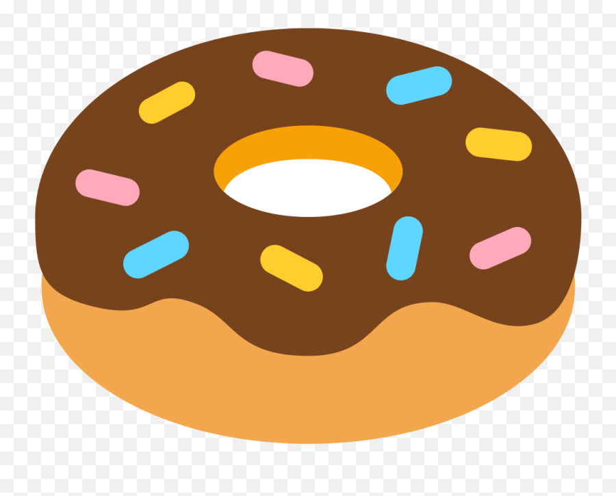 Fxemoji U1f369 - Donut Emoji Transparent Background,Food Emojis