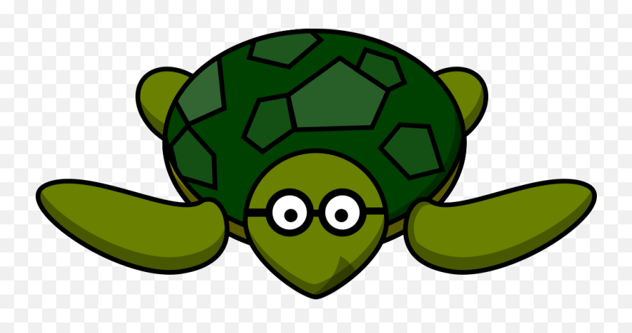 Turtle With Glasses Png Svg Clip Art For Web - Download Turtle Cartoon Clipart Emoji,Turtle Bird Emoji