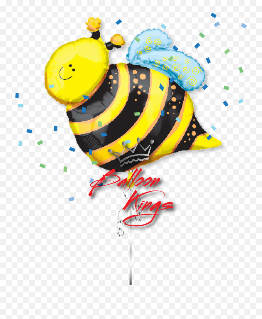 Happy Bumble Bee - Happy Bee Balloon Packet Emoji,Bumble Bee Emoji