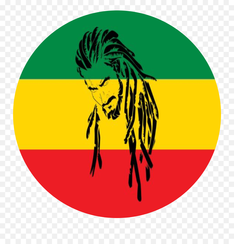 Rasta Rastafari Reggae Green Red Yellow - Dread Logos Emoji,Rasta Emoji