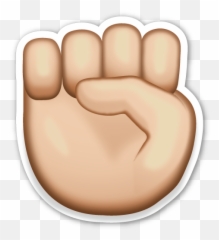 Download Hand Emoji Transparent Background Hq Png Image - Emoji Raised Fist Png,Hand Emoji