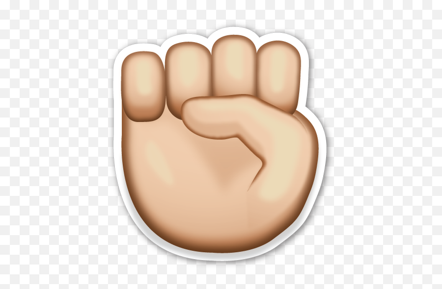 Download Hand Emoji Transparent Background Hq Png Image - Emoji Raised Fist Png,Hand Emoji