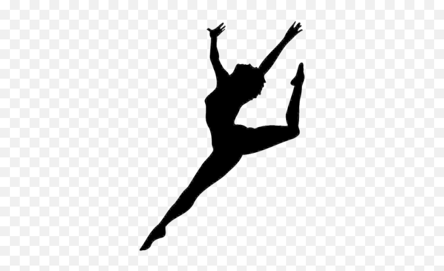 Ballet Dancer Silhouette Dance Studio - Ballet Dancer Silhouette Emoji,Pole Dancer Emoji